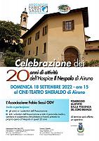 Celebrazione per il ventesimo anno di attività dell’hospice di Airuno